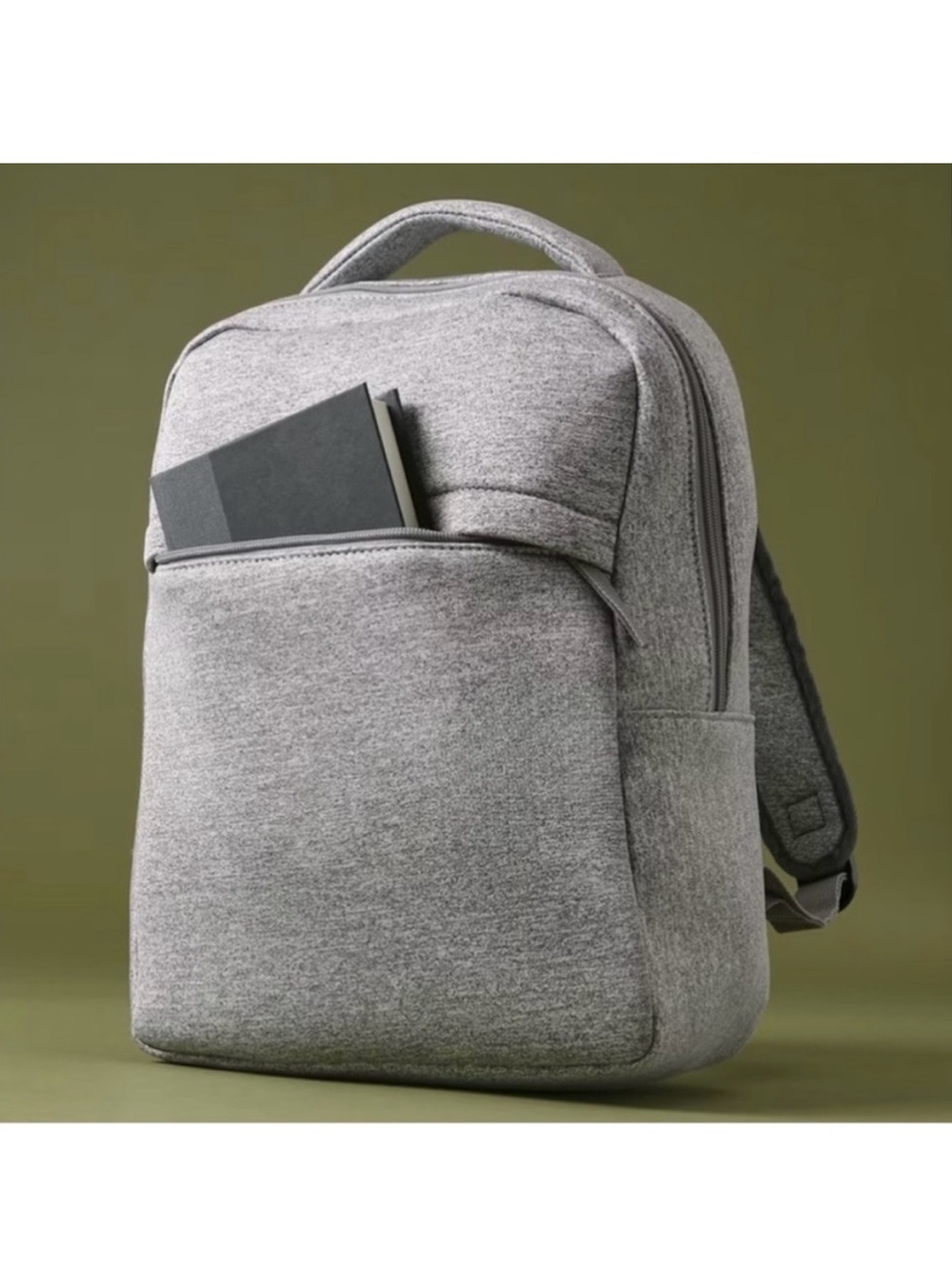 DSW Light Gray Laptop Backpack Travel School Work Bag